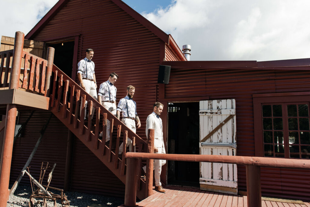 The Red Barn wedding ceremony