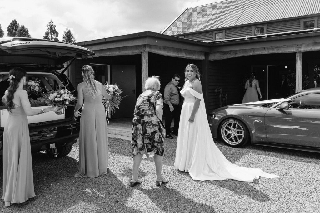 The Red Barn wedding ceremony