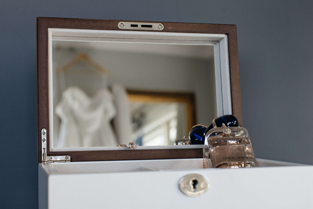 bride gets ready in Karapiro