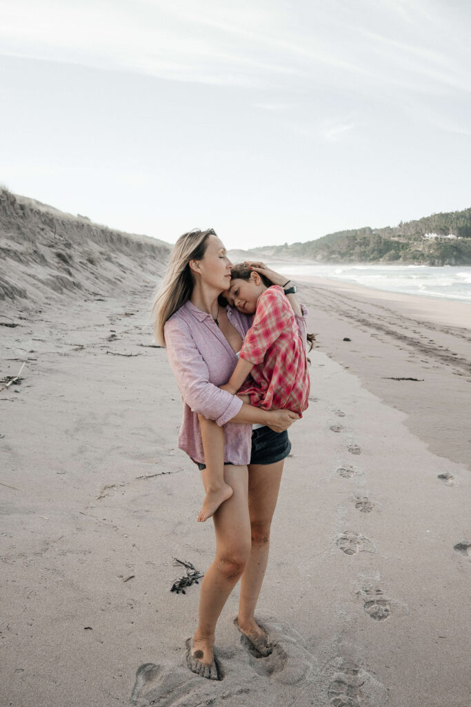 Hot Water Beach family photo session