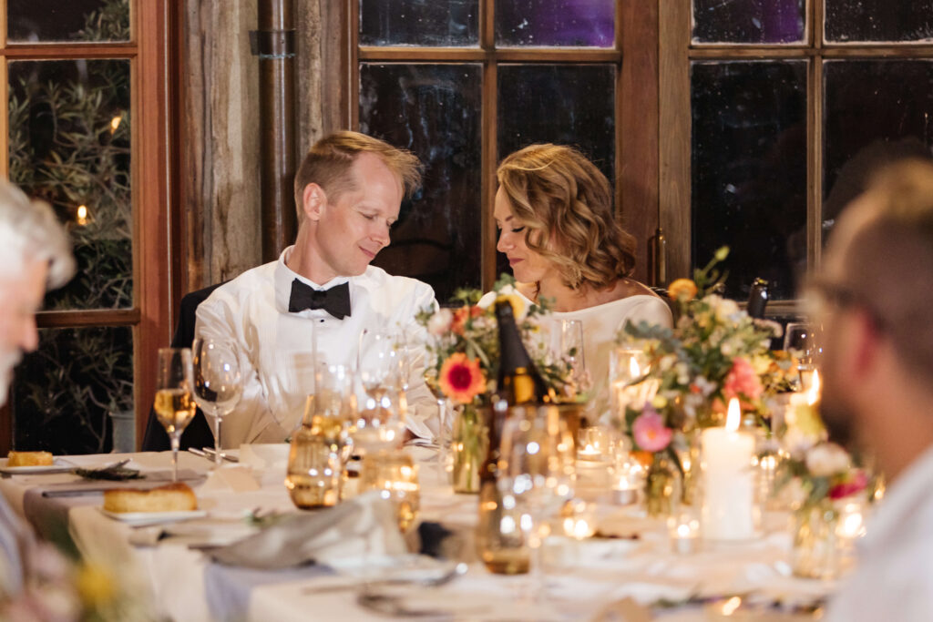 Wedding reception at Mudbrick Restaurant