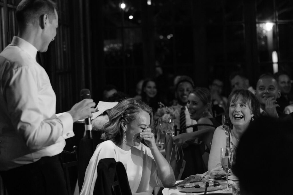 Wedding reception at Mudbrick Restaurant