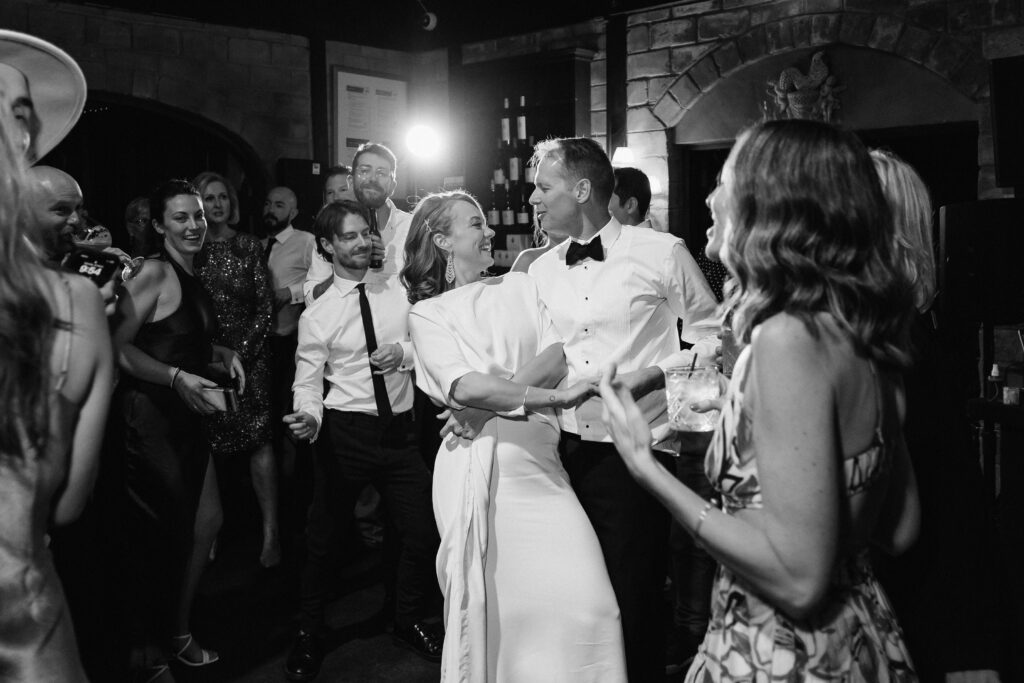 First dance at wedding at Mudbrick