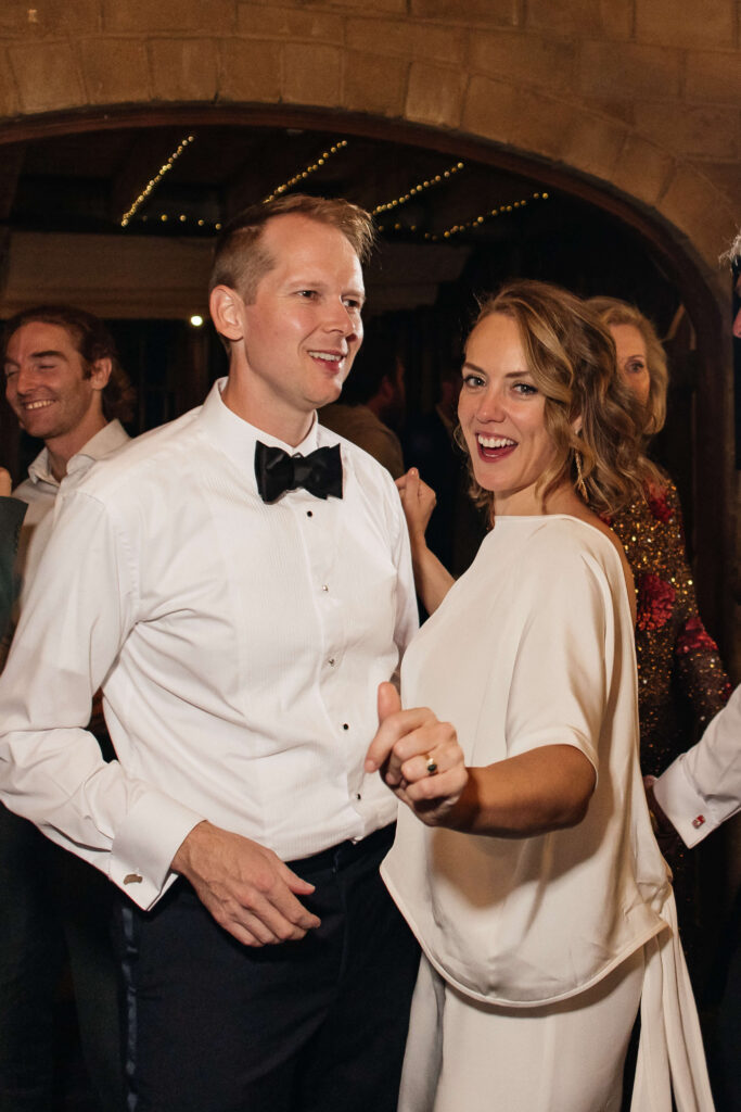 First dance at wedding at Mudbrick