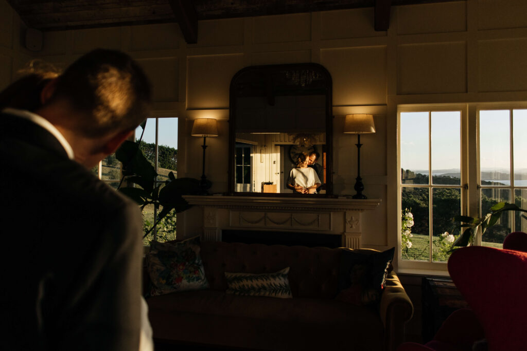 Sunset at the Mudbrick Lodge