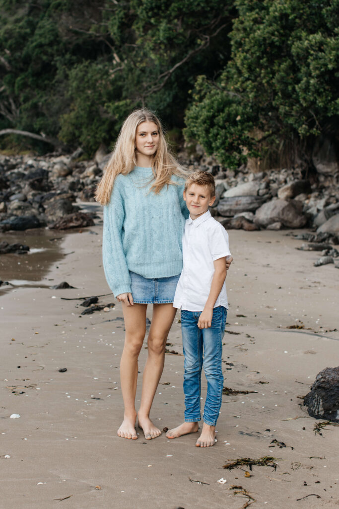 Pauanui beach family photo session