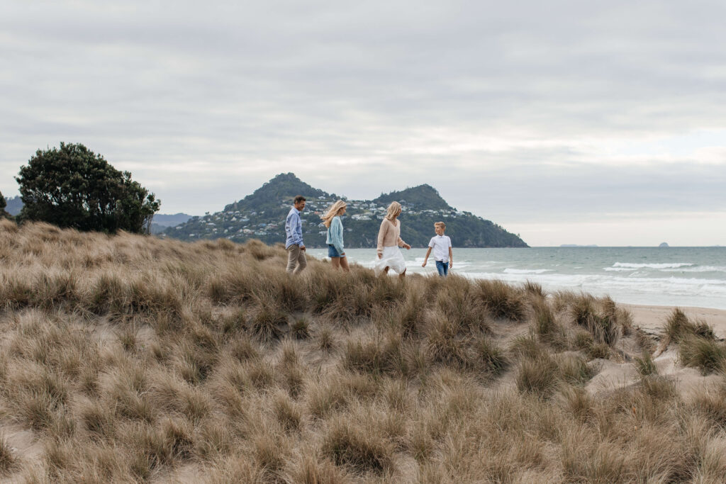 Family photo session in Pauanui
