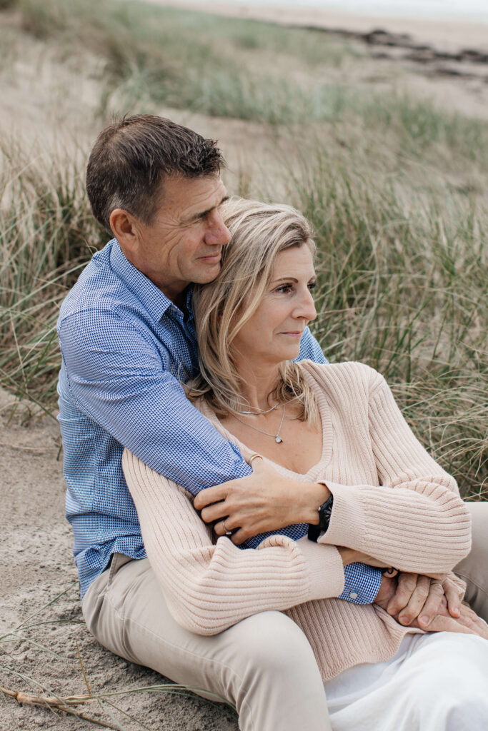 A couple during their photo session in Pauanui