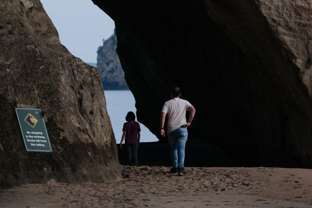 The moment before the surprise proposal