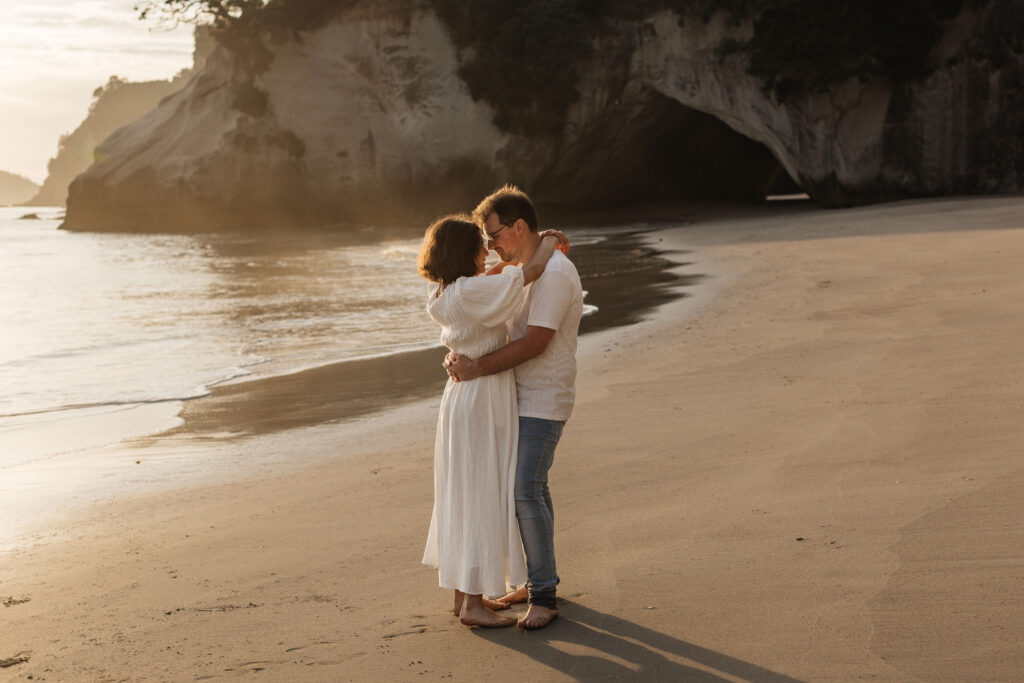 Cathedral Cove engagement