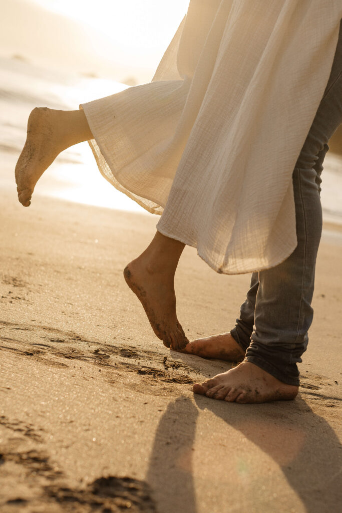 Cathedral Cove engagement