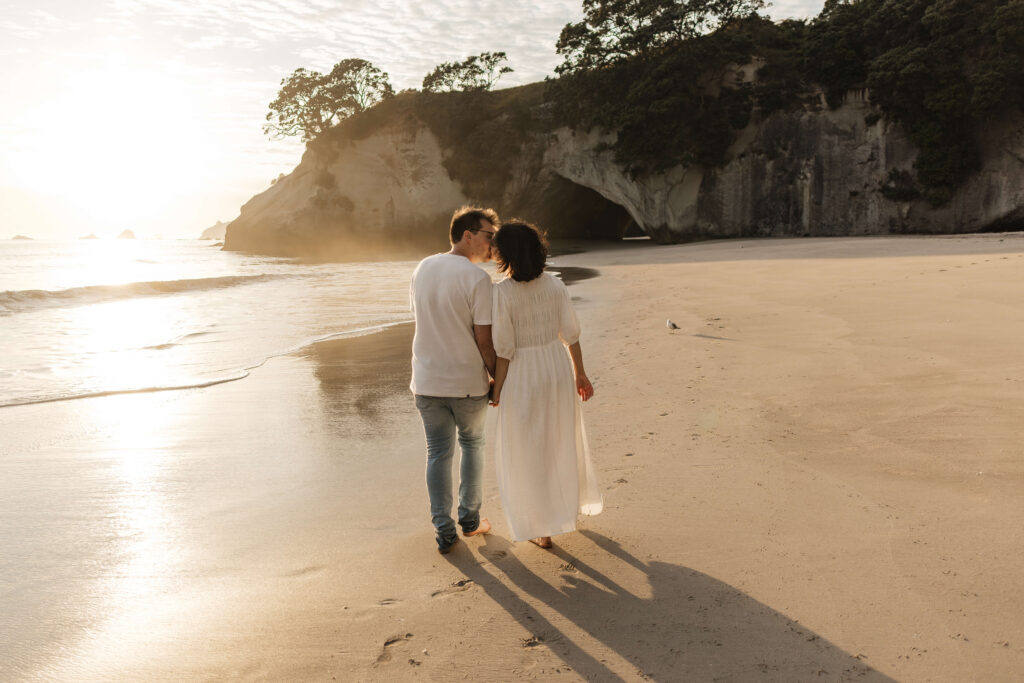 Cathedral Cove engagement