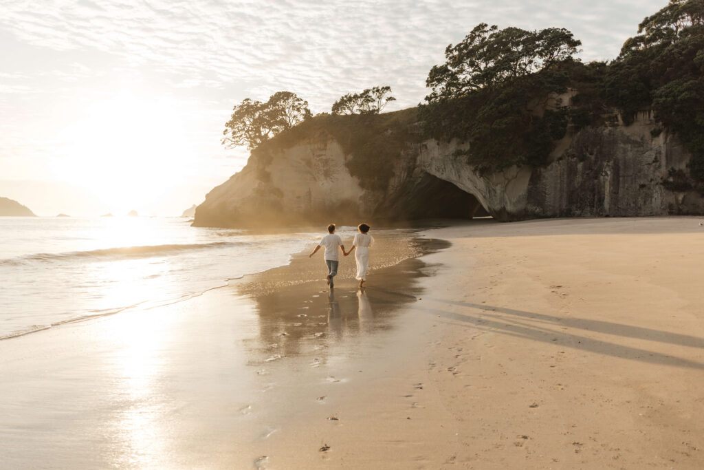 Cathedral Cove engagement