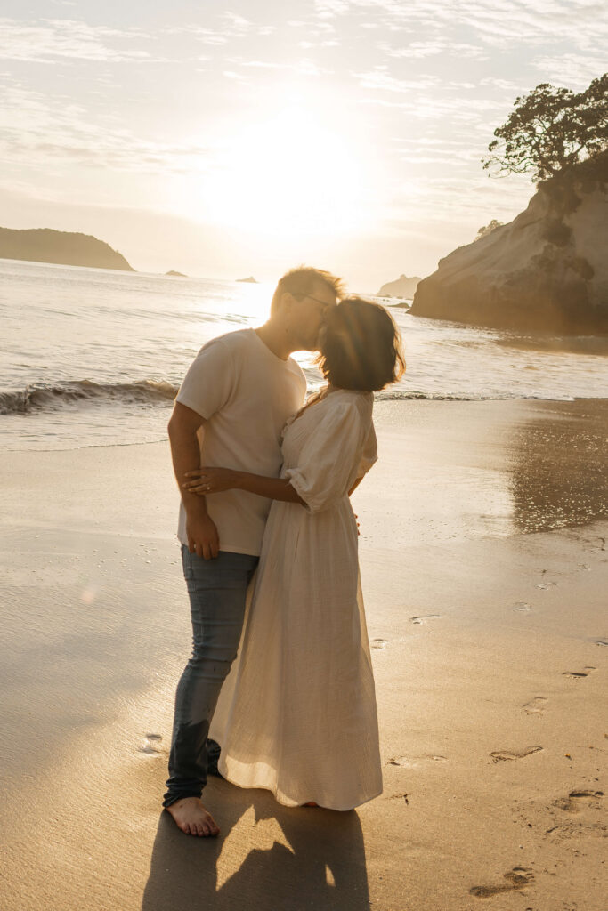 Cathedral Cove engagement