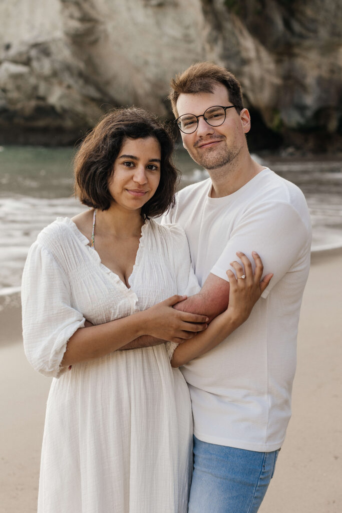 Cathedral Cove engagement