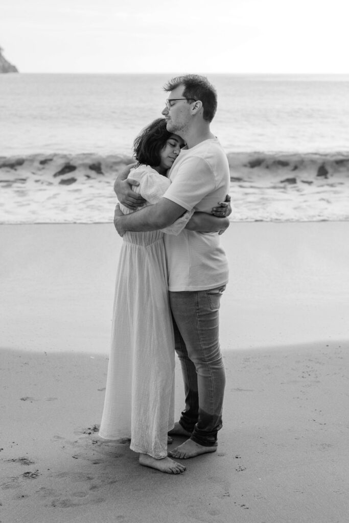 Cathedral Cove engagement