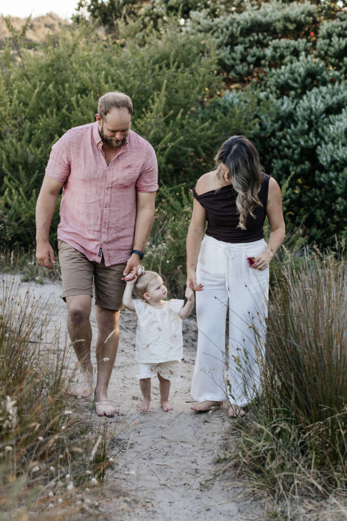 Family photo session in Whangamata
