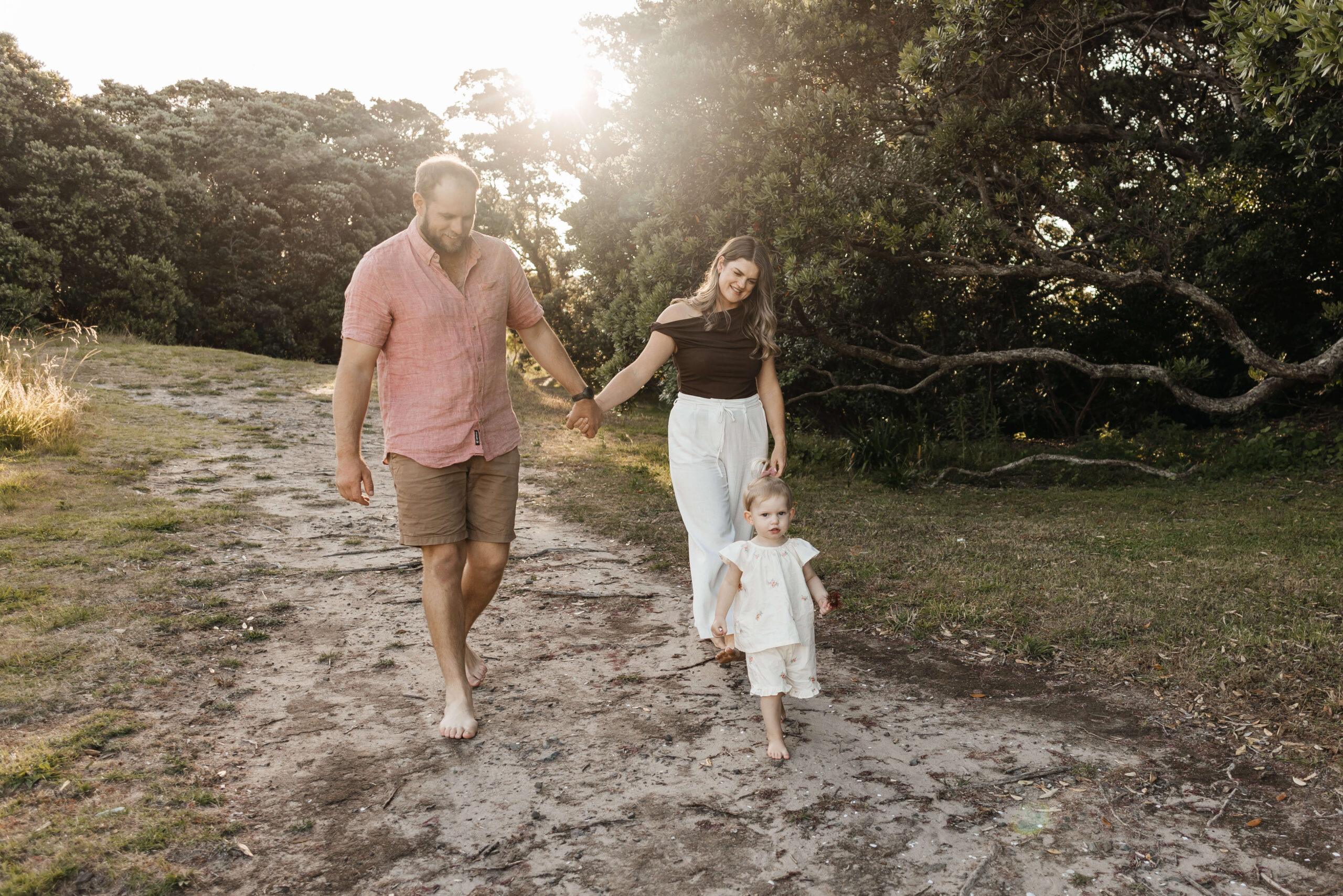 Family photo session in Whangamata
