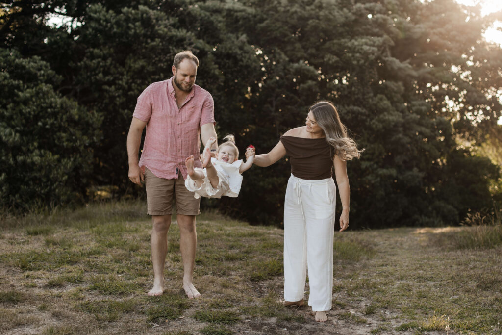 Family photo session in Whangamata