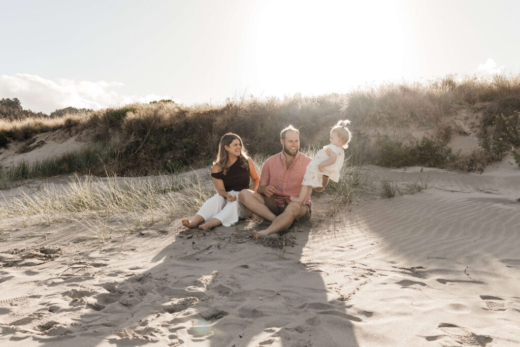 Whangamata family photo session