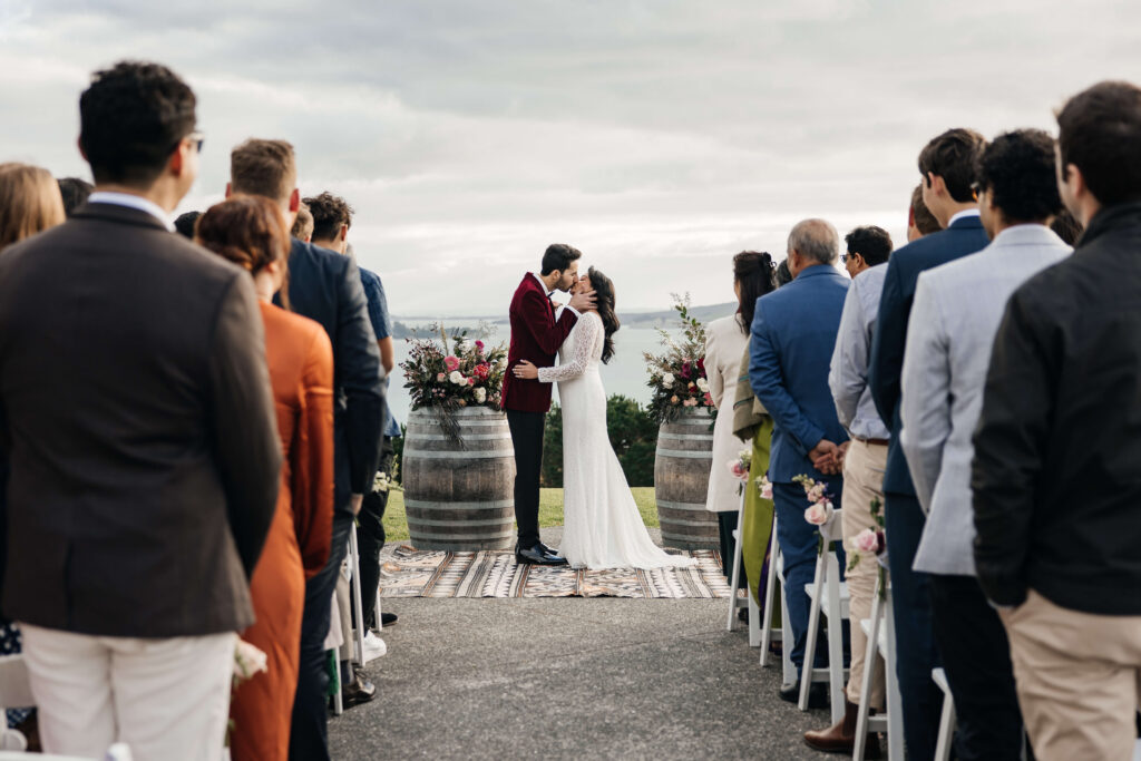 Ceremony at Mudbrick on Waiheke Island