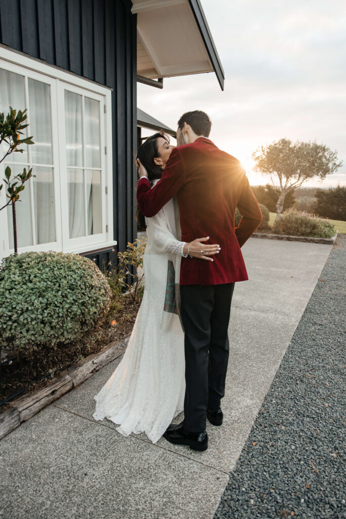 Couples photos after the wedding at Mudbrick