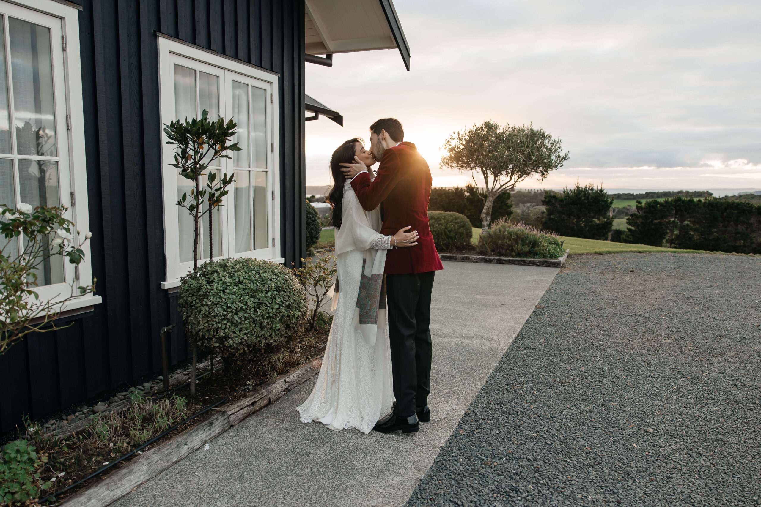 Winter wedding at Mudbrick