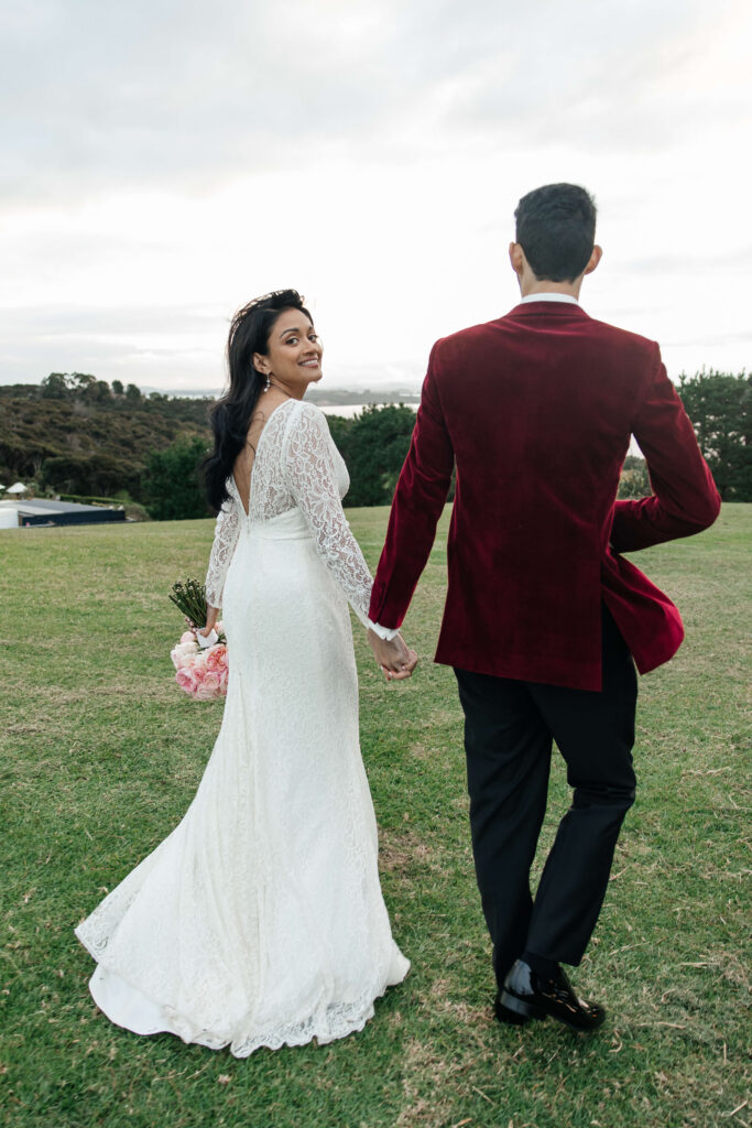 Couples photos after the wedding at Mudbrick