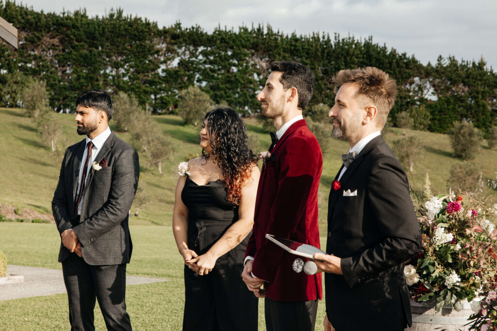 Groom is waiting for Bride's arrival