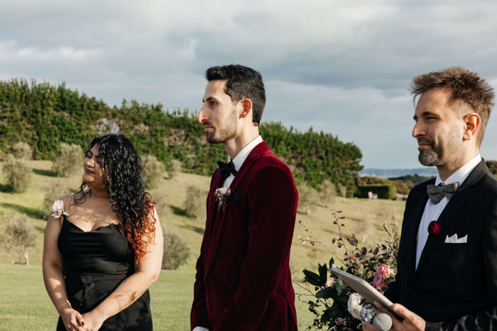 Groom at Mudbrick