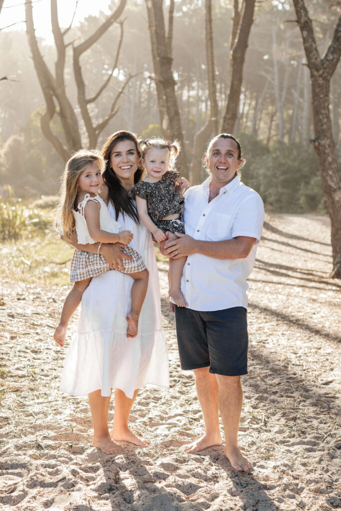 Opoutere family photo session
