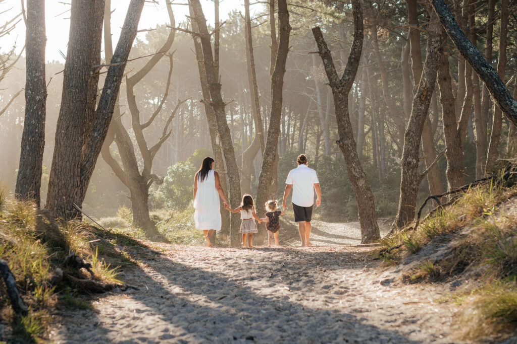 Opoutere family photo session