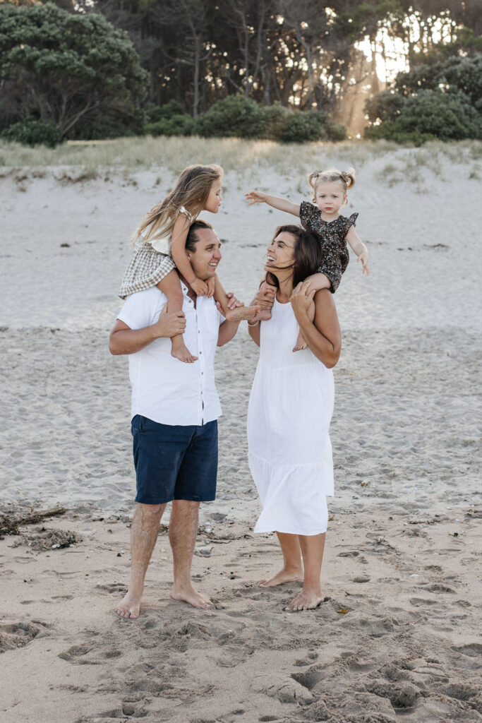 Whangamata family portraits